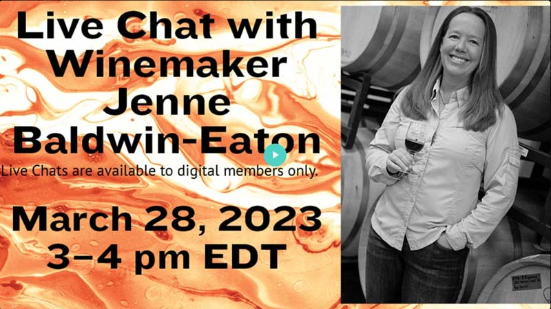 link to playback of Jenne Baldwin-Eaton's Live Chat which took place March, 28 2023