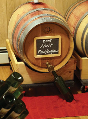 measuring red wine temperature barrel wine